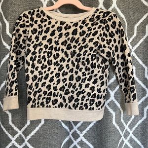 Animal print sweatshirt - Toddler size 3t